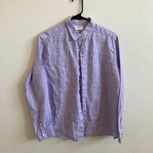 Purple UniQlo Button Shirt